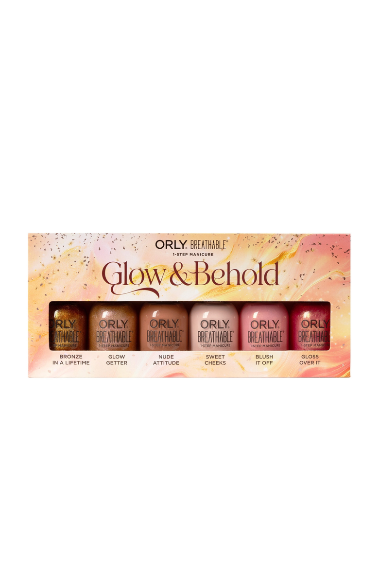 ORLY Glow & Behold 6-Piece Breathable Nail Color Set, Main, color, NO COLOR