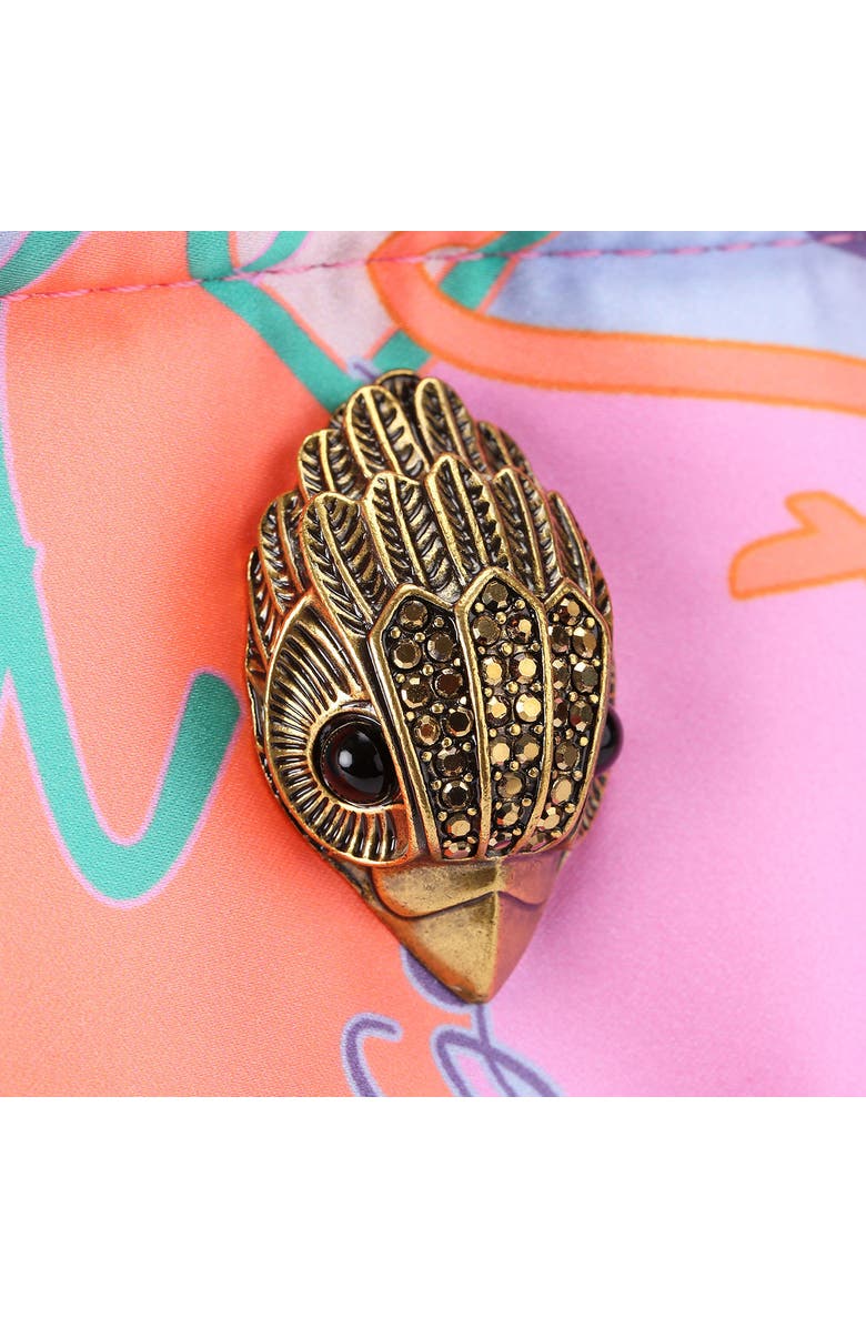 Kurt Geiger London Small Hoxton Print Shopper Bag, Alternate, color, Pink