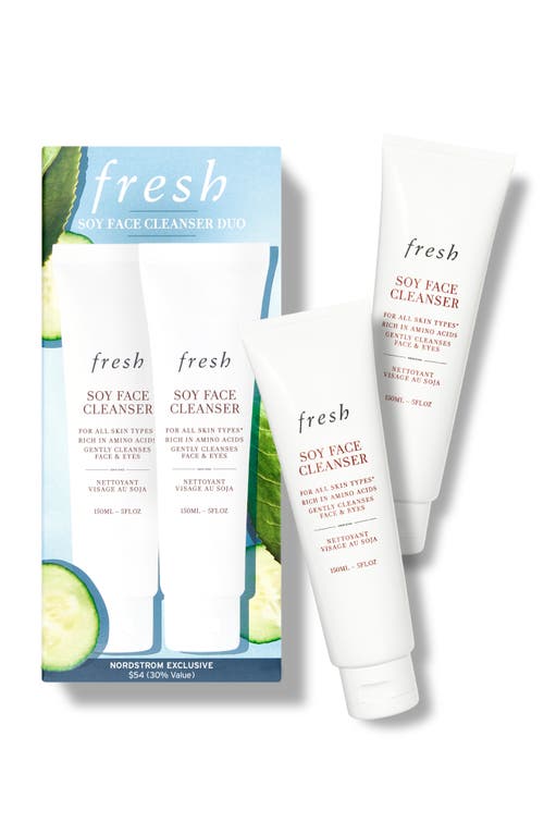 Fresh ® Soy Hydrating Gentle Face Cleanser Duo $78 Value