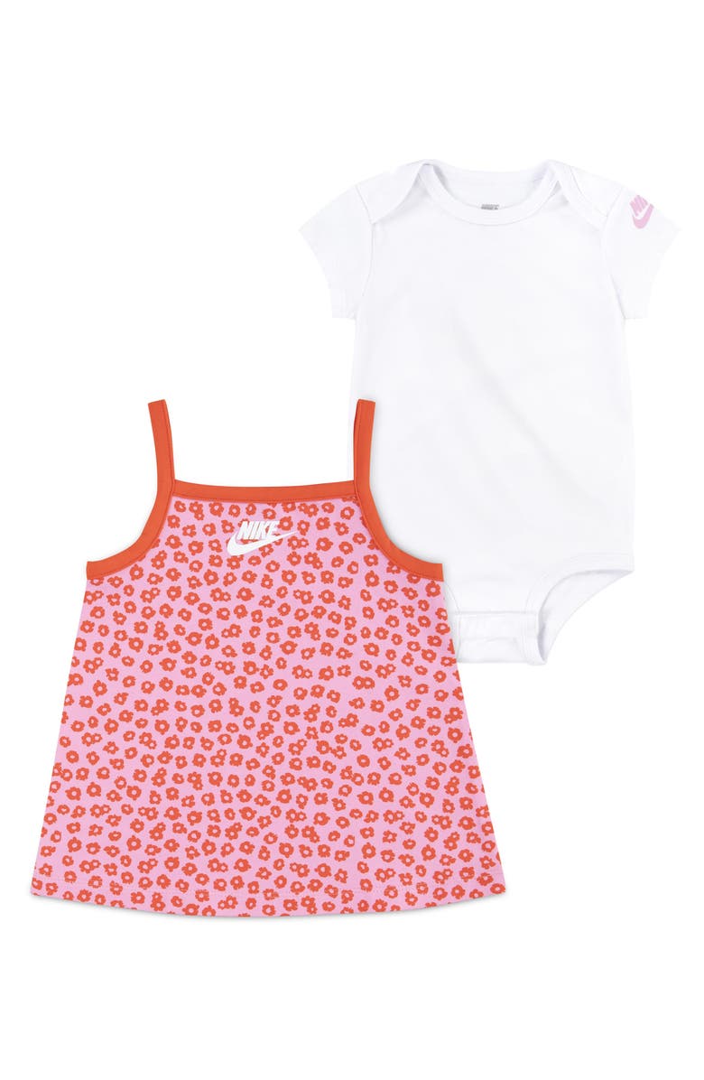 Nike Bodysuit & Tank Top Set, Main, color, Pink Rise