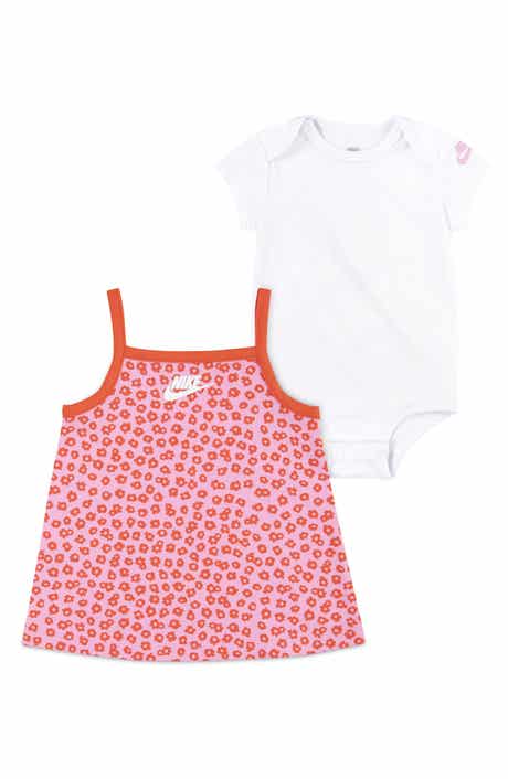 Allover Print Tank Dress & Tee Set