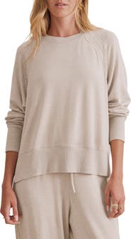 Splendid Lace Trim Sweatshirt