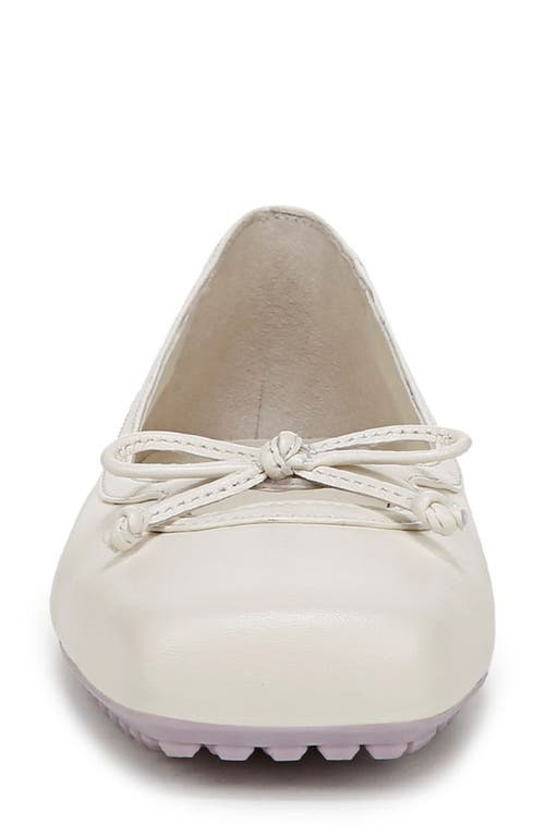 Franco Sarto Imara Square Toe Ballet Flat In White