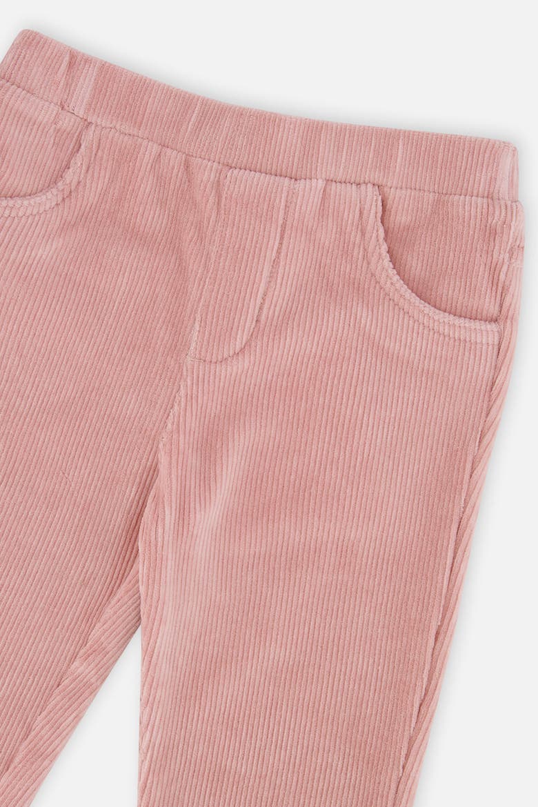 Stretch Velour Faux Pocket Elastic Waist Treggings, Alternate, color, Pale Dusty Pink