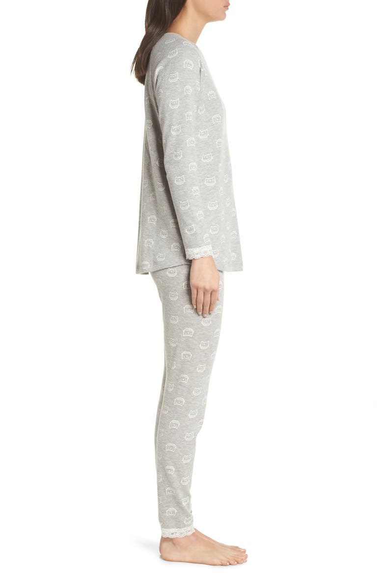 Thermal PJs (Nordstrom Exclusive), Alternate, color, GREY