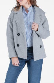 Cache Coeur Malo pregnancy pea coat