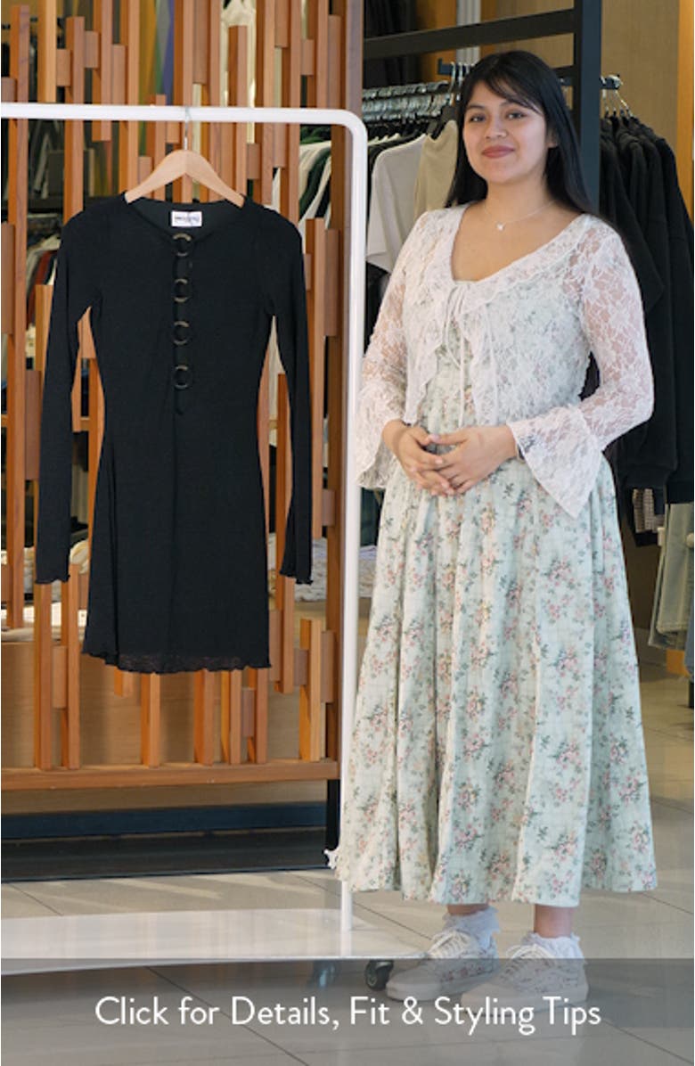 DEJONGE RING MINI DRESS BLACK, sales video thumbnail