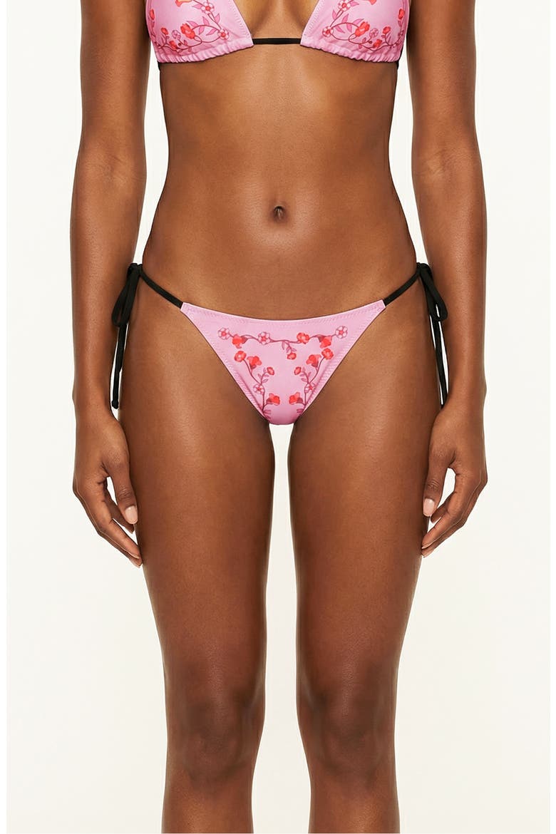 Wild Rose Reversible Tie Side Bottom, Main, color, Pink