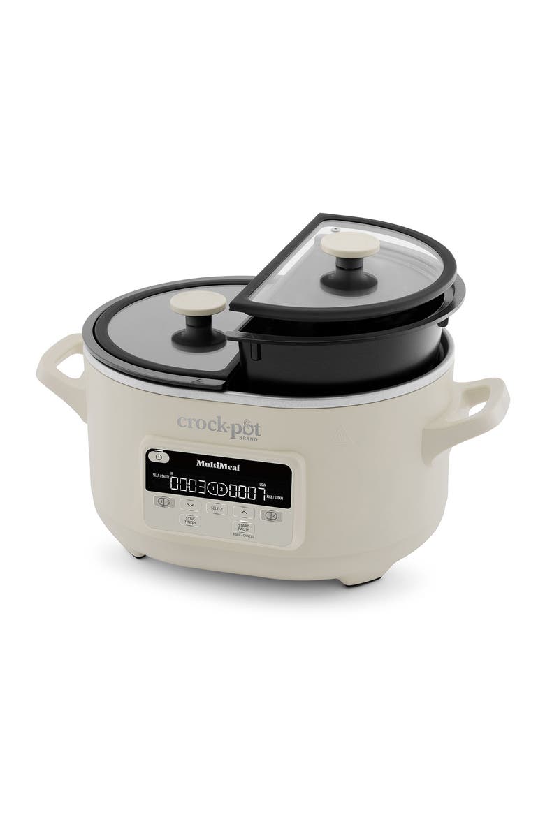 MultiMeal Multicooker & Programmable Slow Cooker with Bake Function, Main, color, Oat Milk