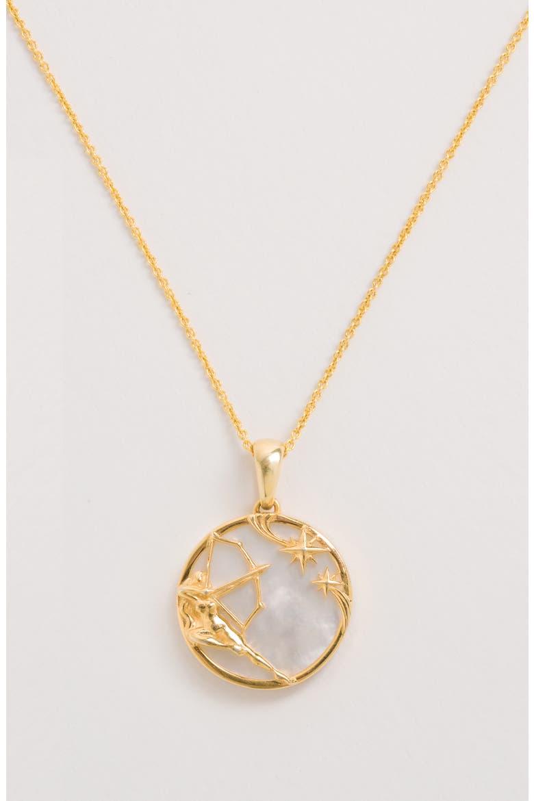 Zodiac Necklace, Alternate, color, Sagittarius