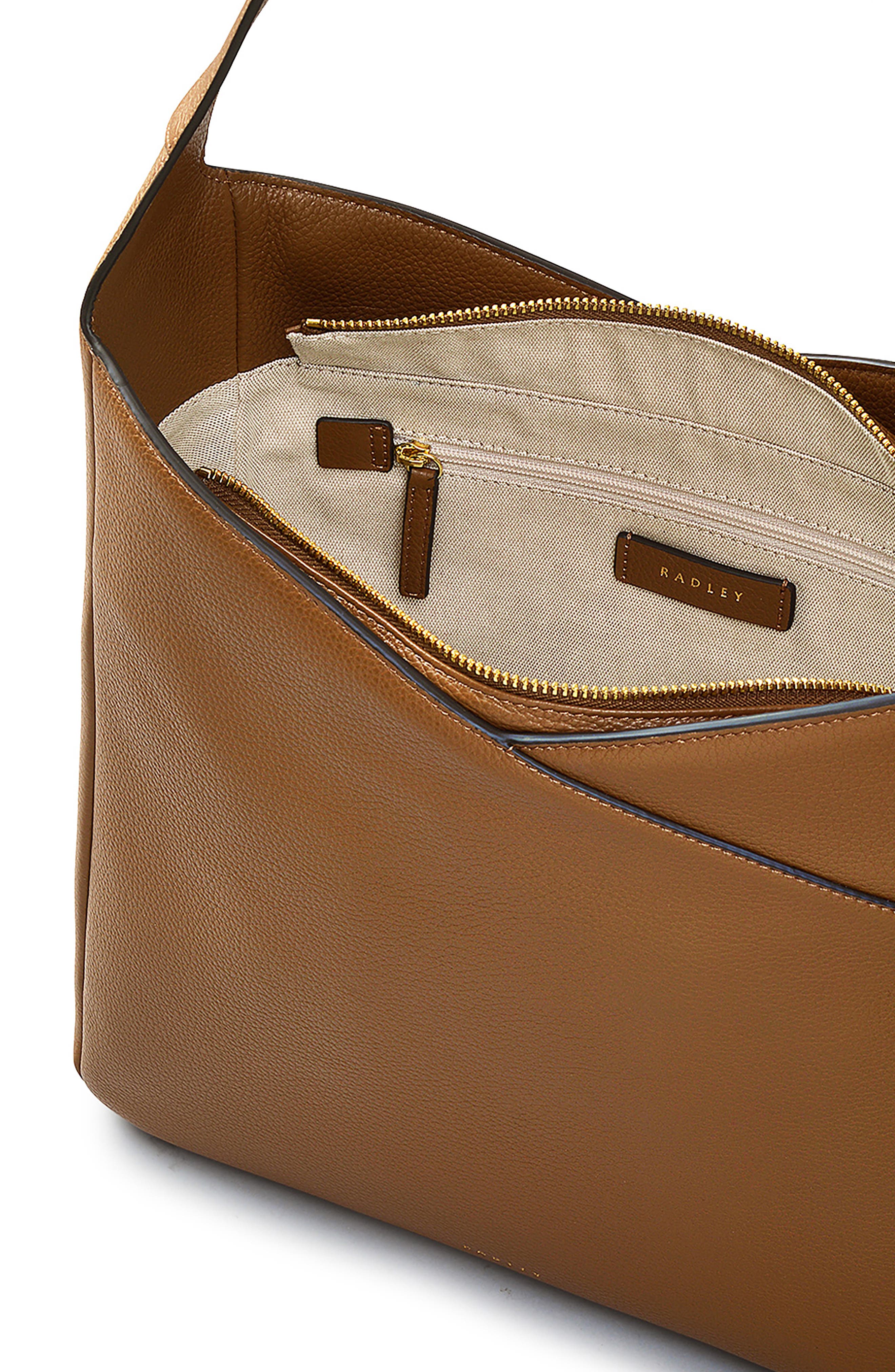 Radley Alpha Road Medium Top Zip Shoulder Bag, Alternate, color, Milka