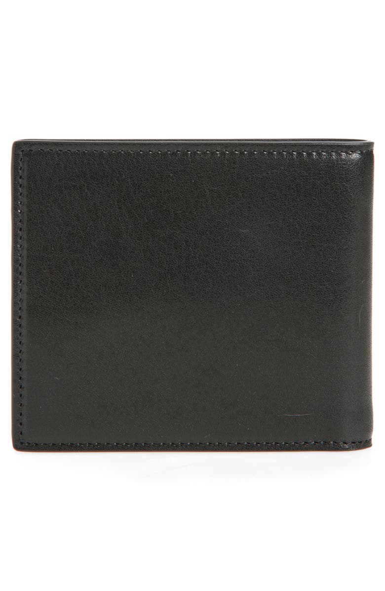 Dolce&Gabbana DG Logo Leather Bifold Wallet, Alternate, color, Black