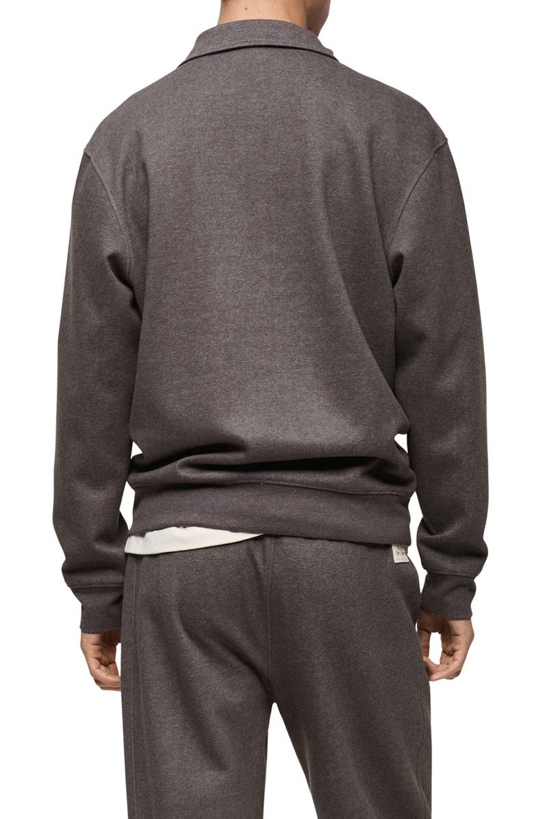 MANGO Regular Fit Polo Sweatshirt, Alternate, color, 