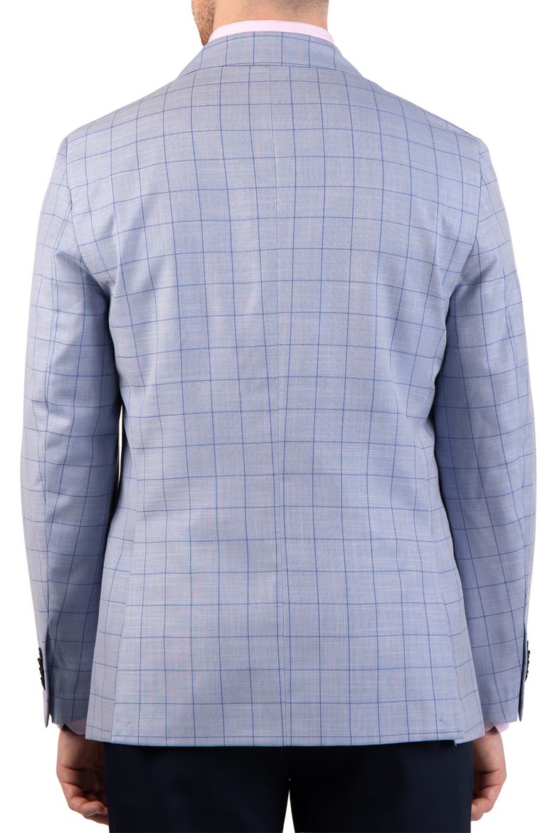 Mini Windowpane Sport Coat, Alternate, color, LIGHT BLUE