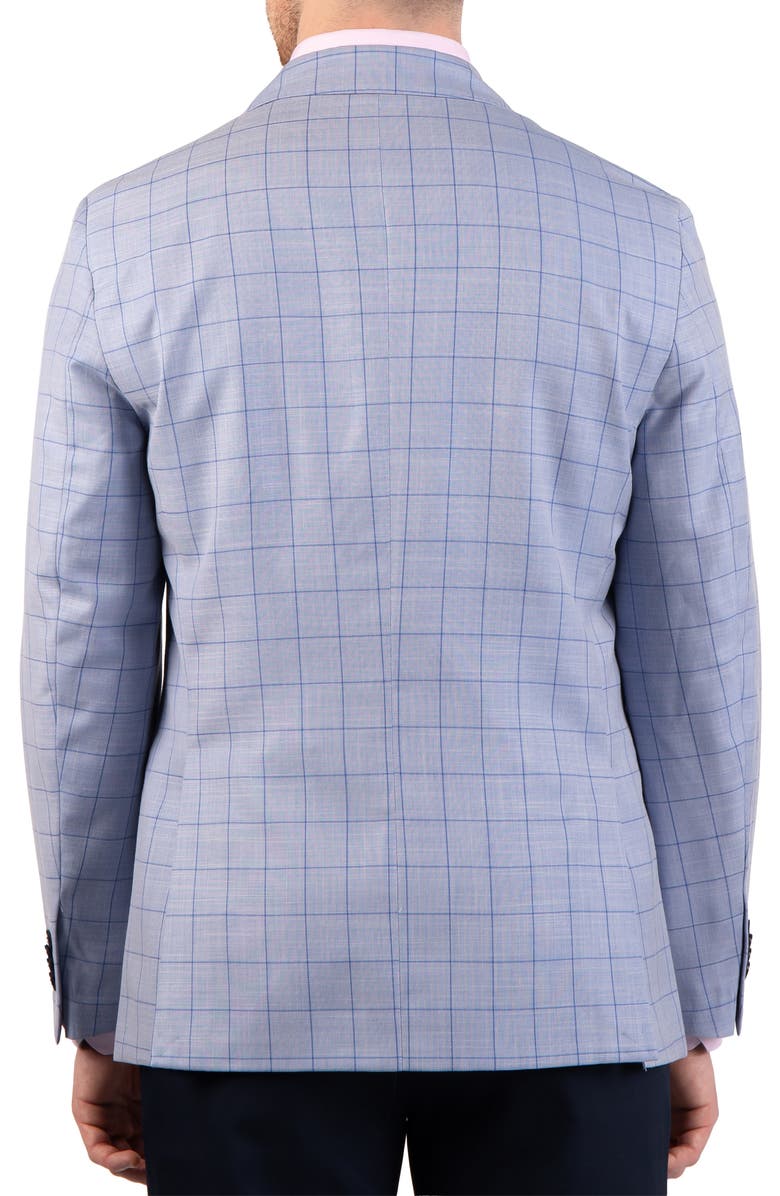 TailorByrd Mini Windowpane Sport Coat, Alternate, color, Light Blue