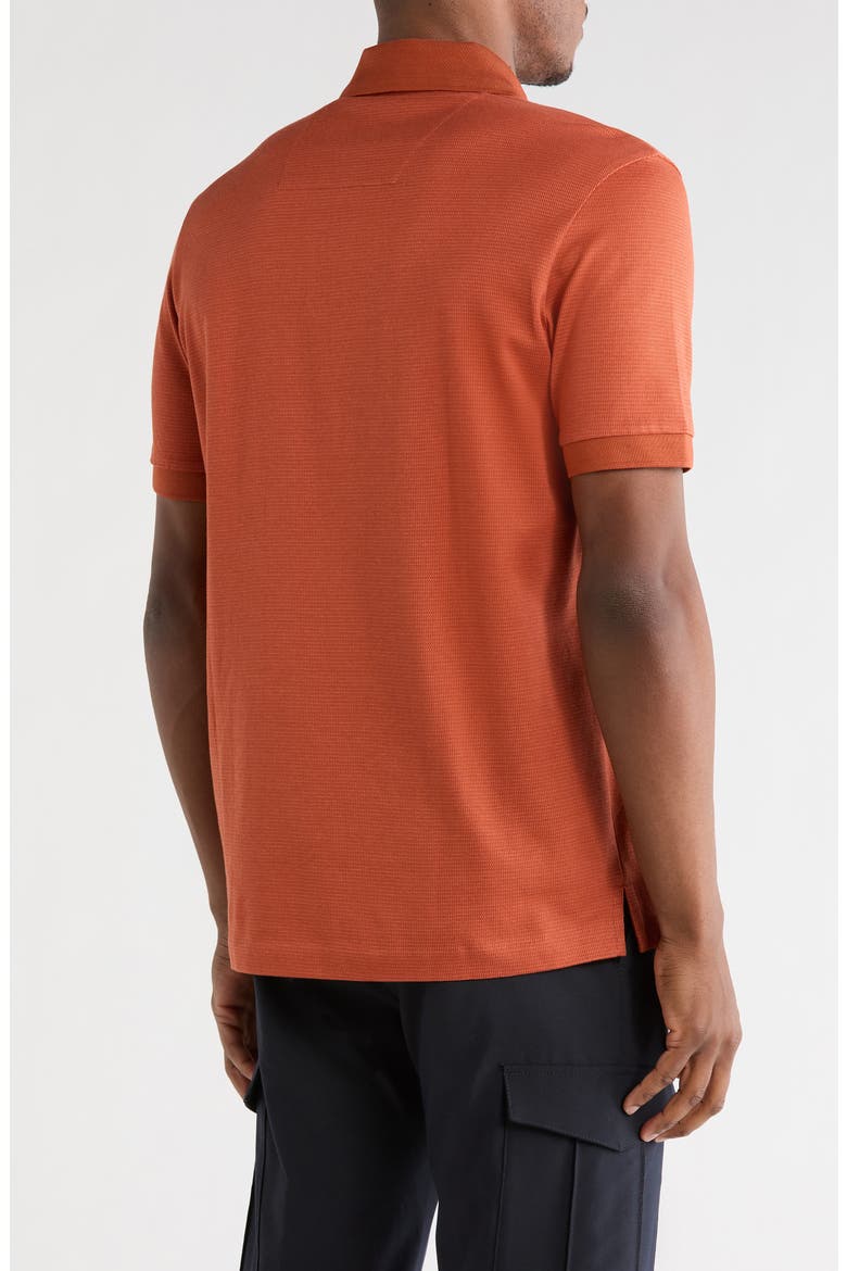 Parlay Piqué Cotton Polo, Alternate, color, DARK ORANGE