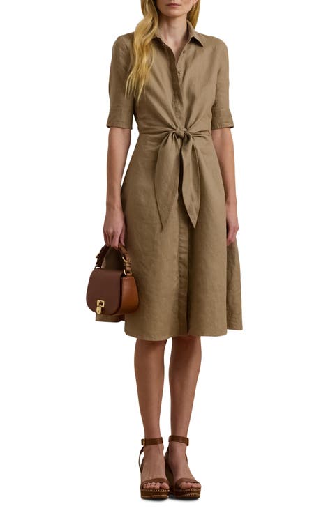 Women's Beige Shirtdresses | Nordstrom