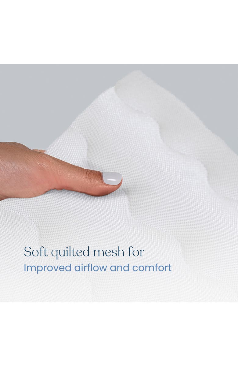 HALO Universal Breathable Mattress Cover, Alternate, color, White