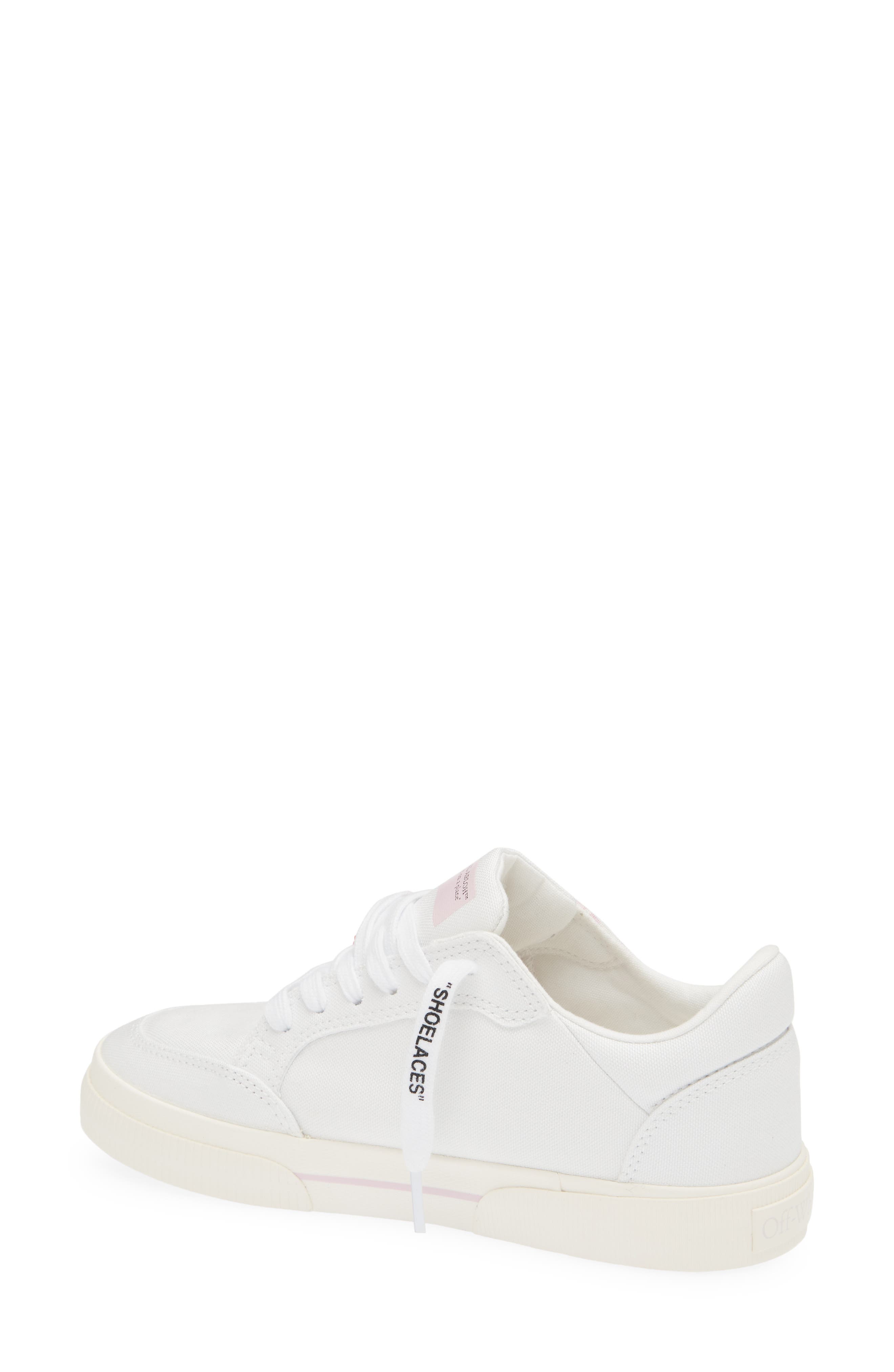 Off-White New Vulcanized Animation Low Top Sneaker, Alternate, color, White - Light Pink