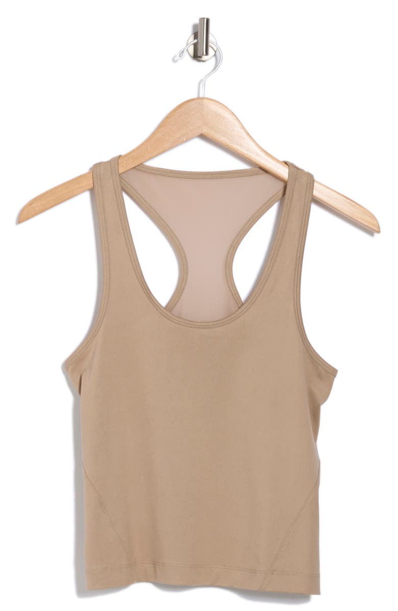 X by Gottex Racerback Tank, Alternate, color, Gravel