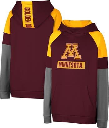 COLOSSEUM Youth Colosseum Maroon Minnesota Golden Gophers Colorblocked ...