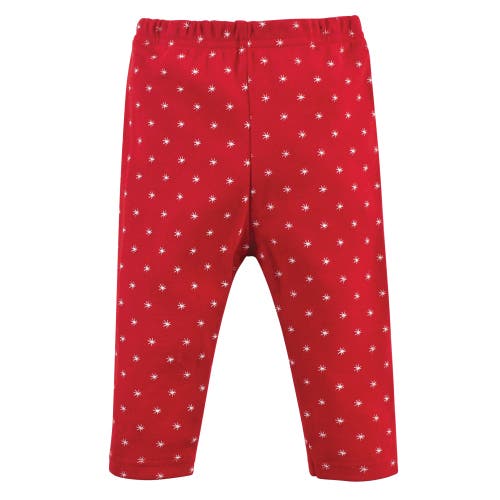 Hudson Baby Soft Cotton Collection Bodysuit, Pants, And Footwear Collection In Red