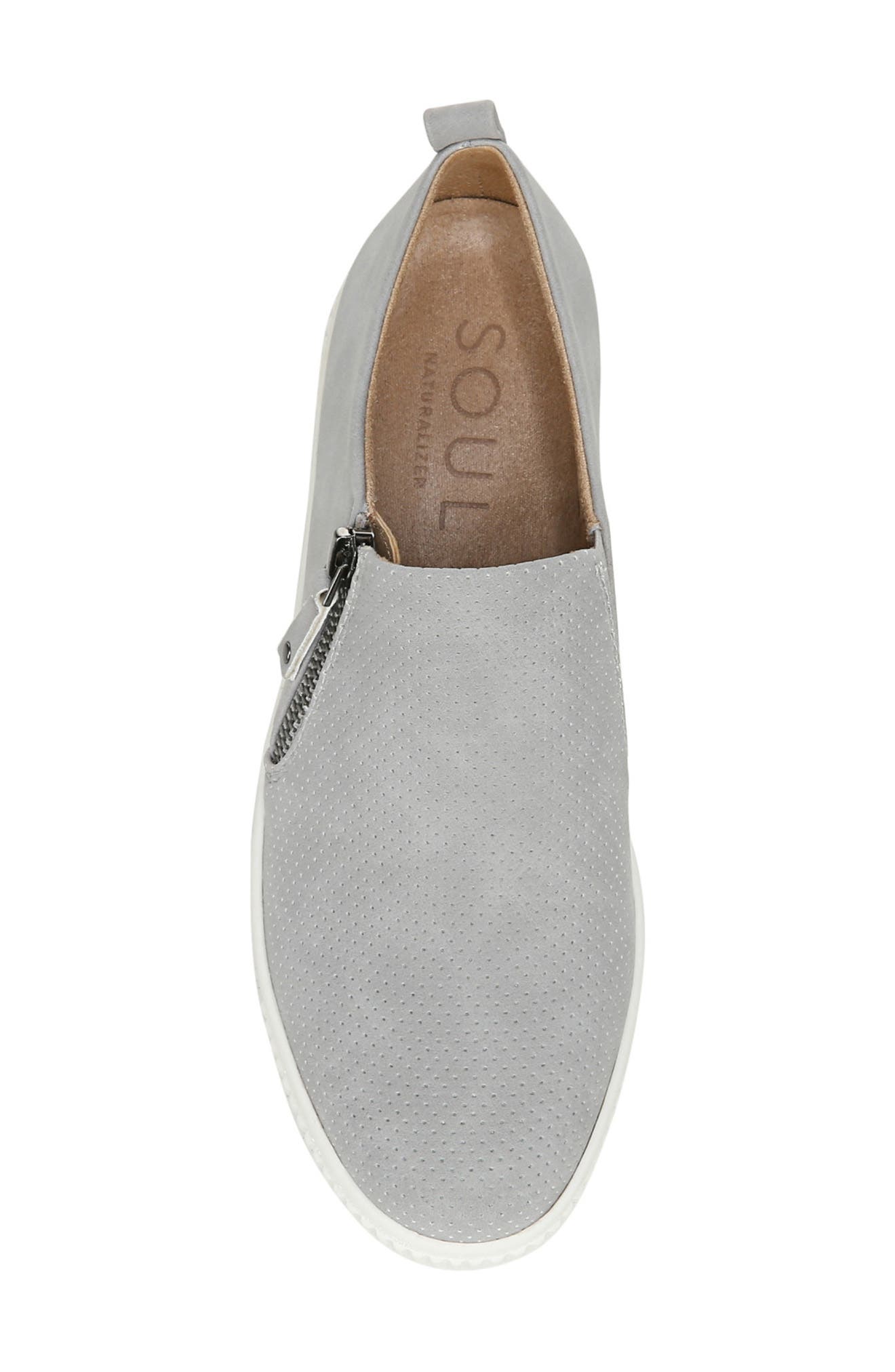 SOUL NATURALIZER Turner Perforated Slip-On Sneaker - Wide Width Available, Alternate, color, Stone