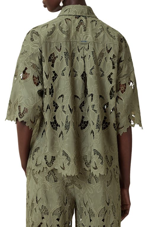Shop Allsaints Charli Embroidered Button-up Shirt