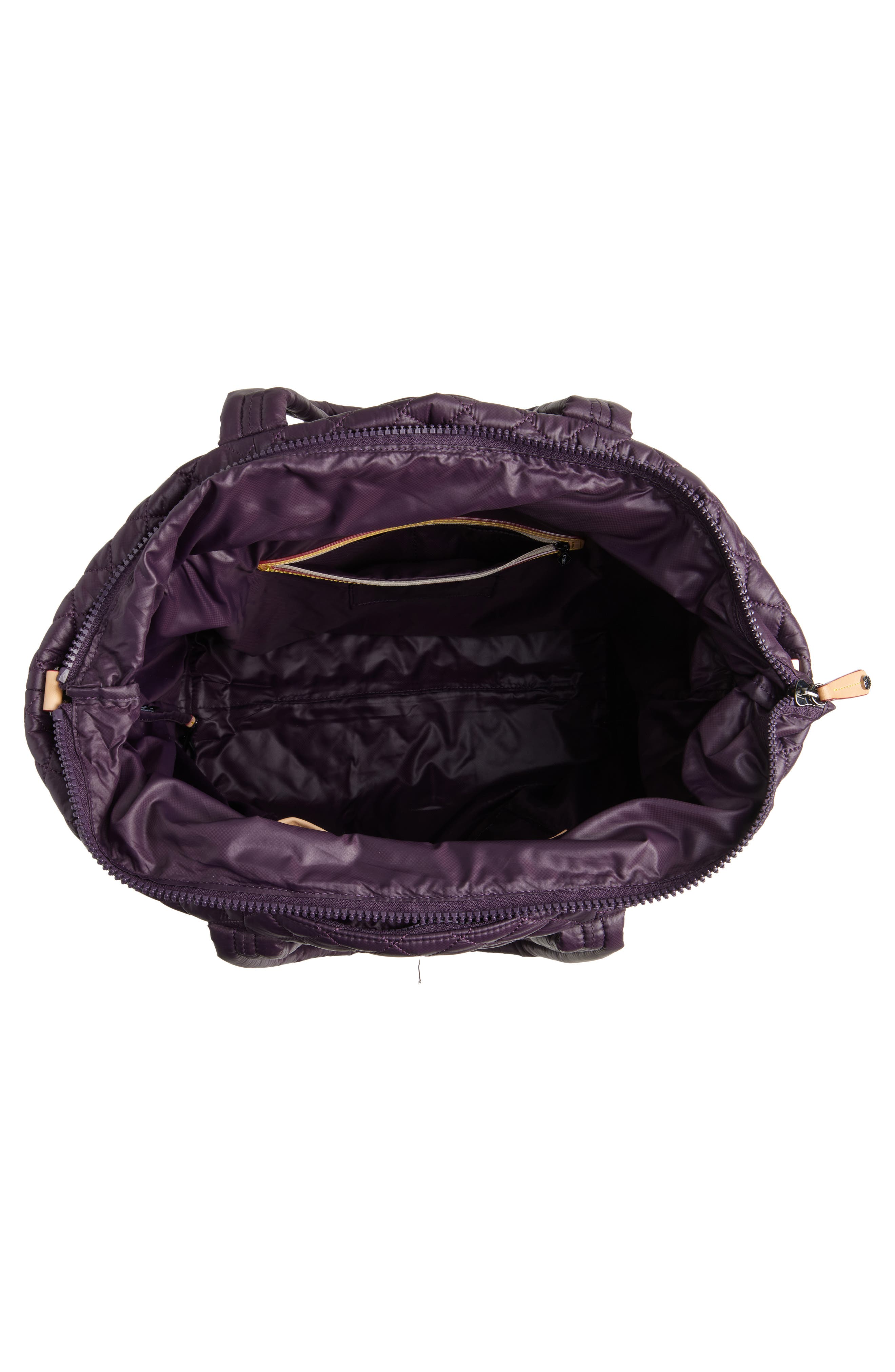 MZ Wallace Large Metro Deluxe Quilted Tote, Alternate, color, Raisin