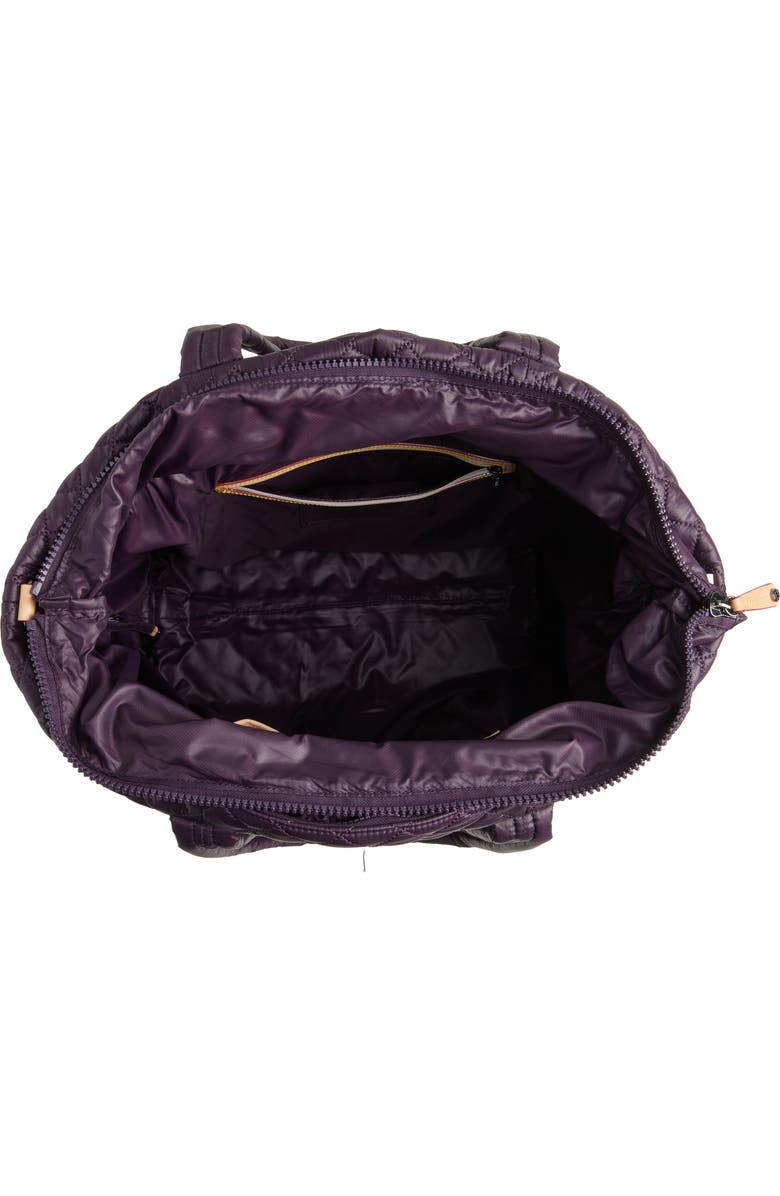 MZ Wallace Large Metro Deluxe Quilted Tote, Alternate, color, Raisin