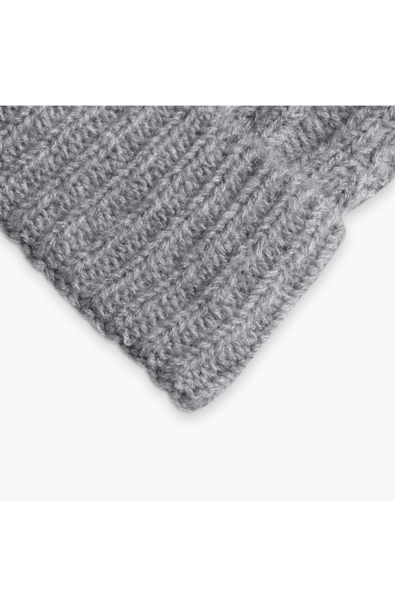 Turtle Fur Lindsey Pom Beanie, Alternate, color, Smoke