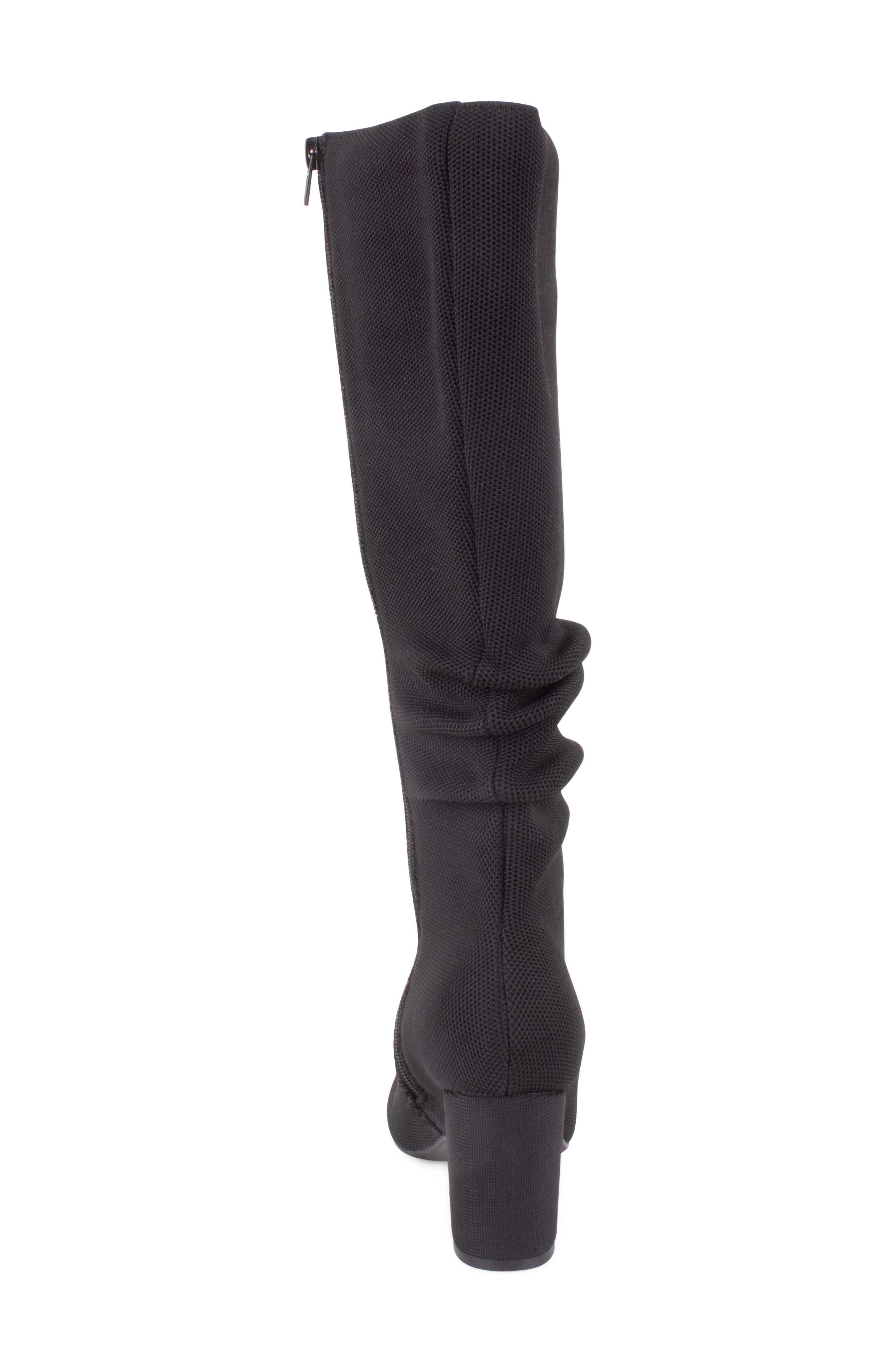 Snowdrop Knee High Boot, Alternate, color, BLACK