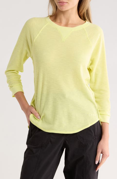Slub Waffle High-Low T-Shirt