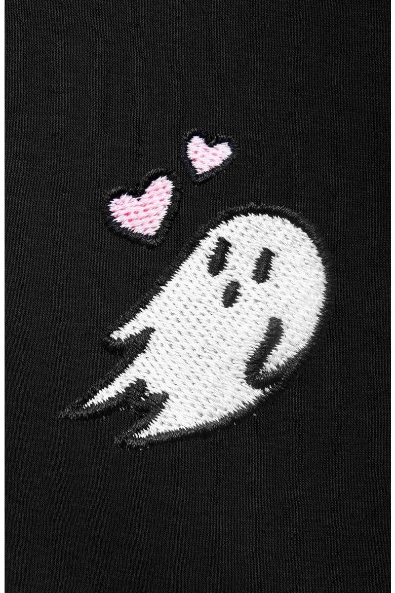 Heartly Ghost Midweight All Day Hoodie, Alternate, color, Black