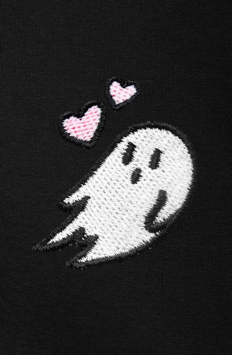 Dalix Heartly Ghost Midweight All Day Hoodie, Alternate, color, Black