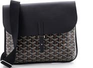 Pre-Owned Goyard Coursier Messenger Bag Coated Canvas and Leather