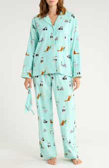 PJ Salvage Print Flannel Pajamas