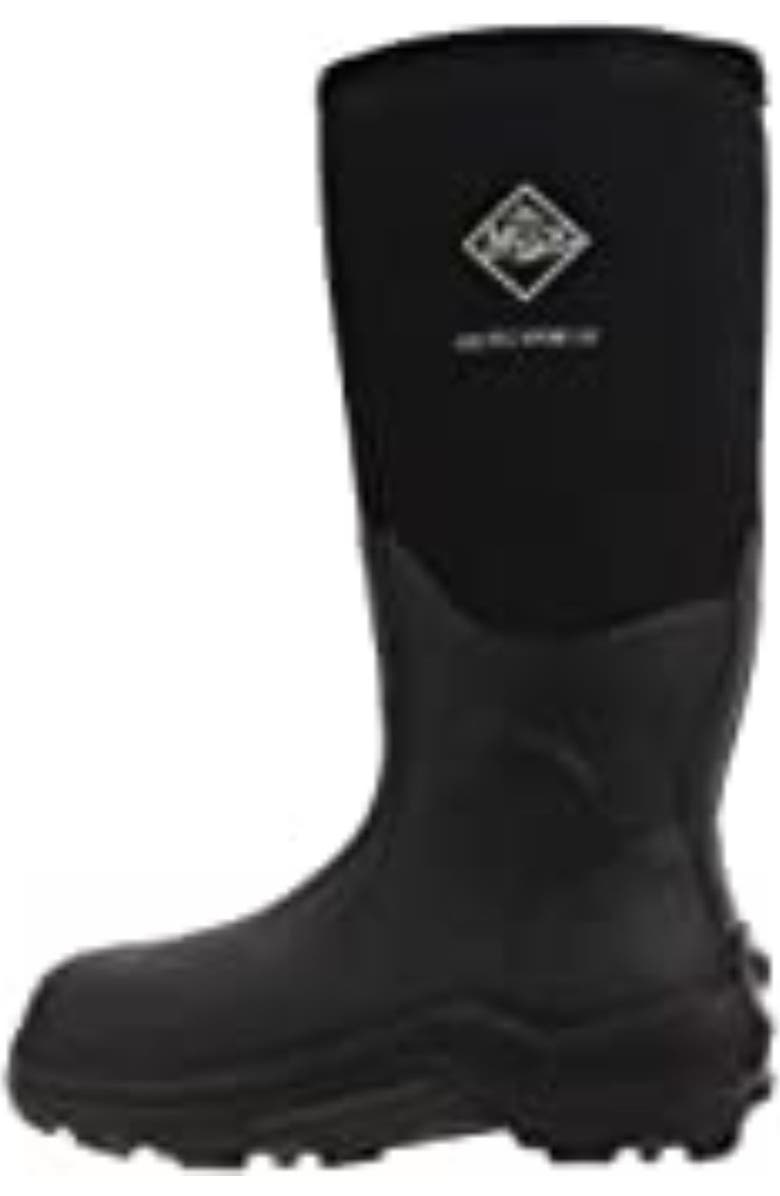 MUCK Men's Arctic Sport Steel Toe Insulated Boot, Main, color, Black
