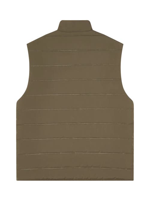 Robert Talbott Driver Quilted Vest In Green