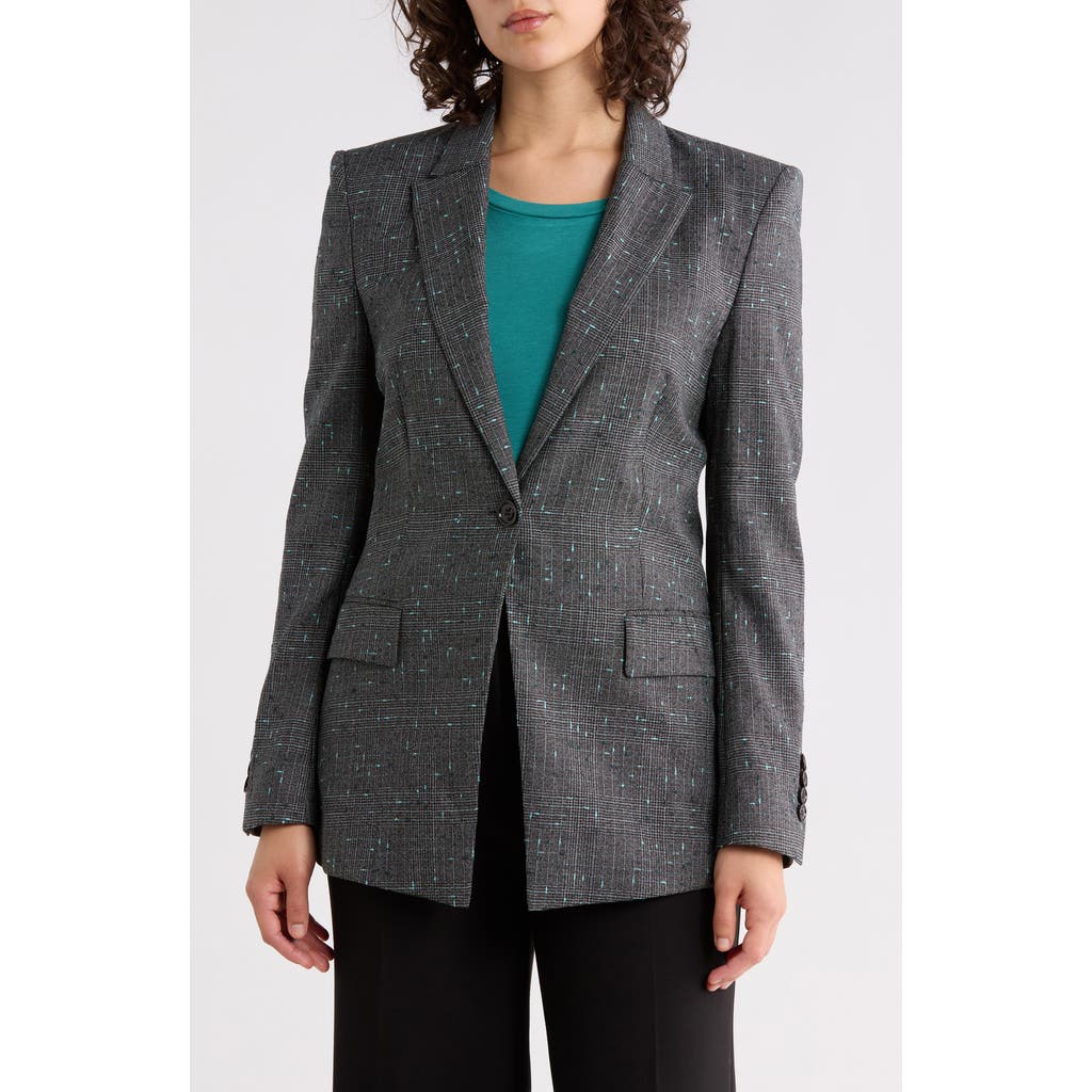 Hugo Boss Boss Janeri Wool Blend Blazer In Gold