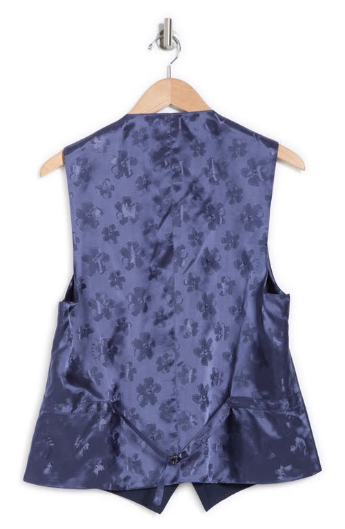 Ted Baker London Troy Vest In Blue