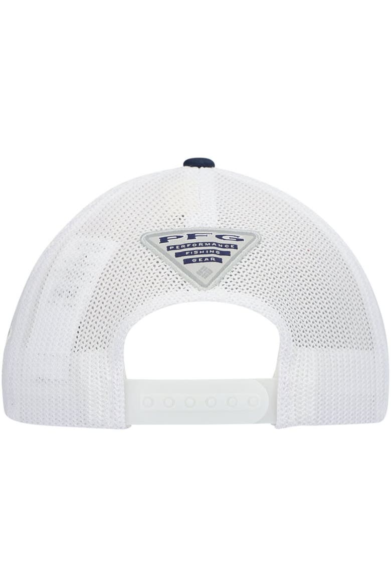 Youth Columbia Navy Dallas Cowboys PFG Mesh Snapback Hat, Alternate, color, Navy