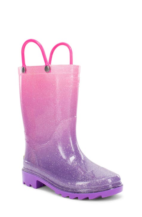 Kids' Glitter Ombre Rain Boot (Toddler, Walker & Little Kid)