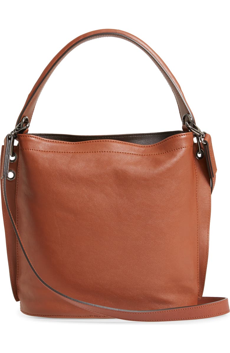 Longchamp 3D Leather Crossbody Hobo, Alternate, color,