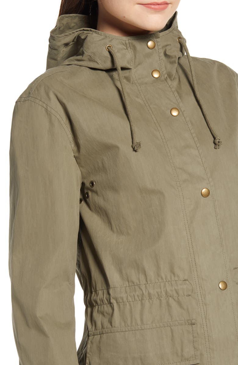 Madewell Water Resistant Raincoat, Alternate, color, 