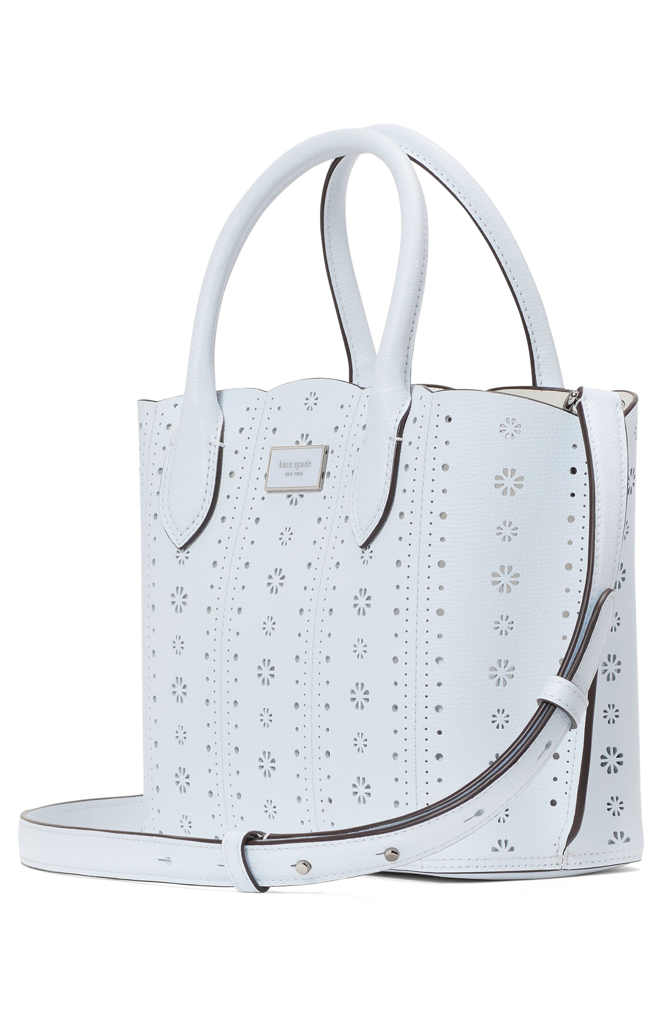 Kate Spade New York suite pointelle leather tote, Alternate, color, 