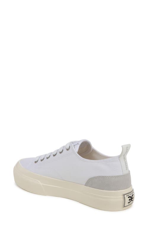Sam Edelman Sonia Platform Sneaker In White/ice Grey