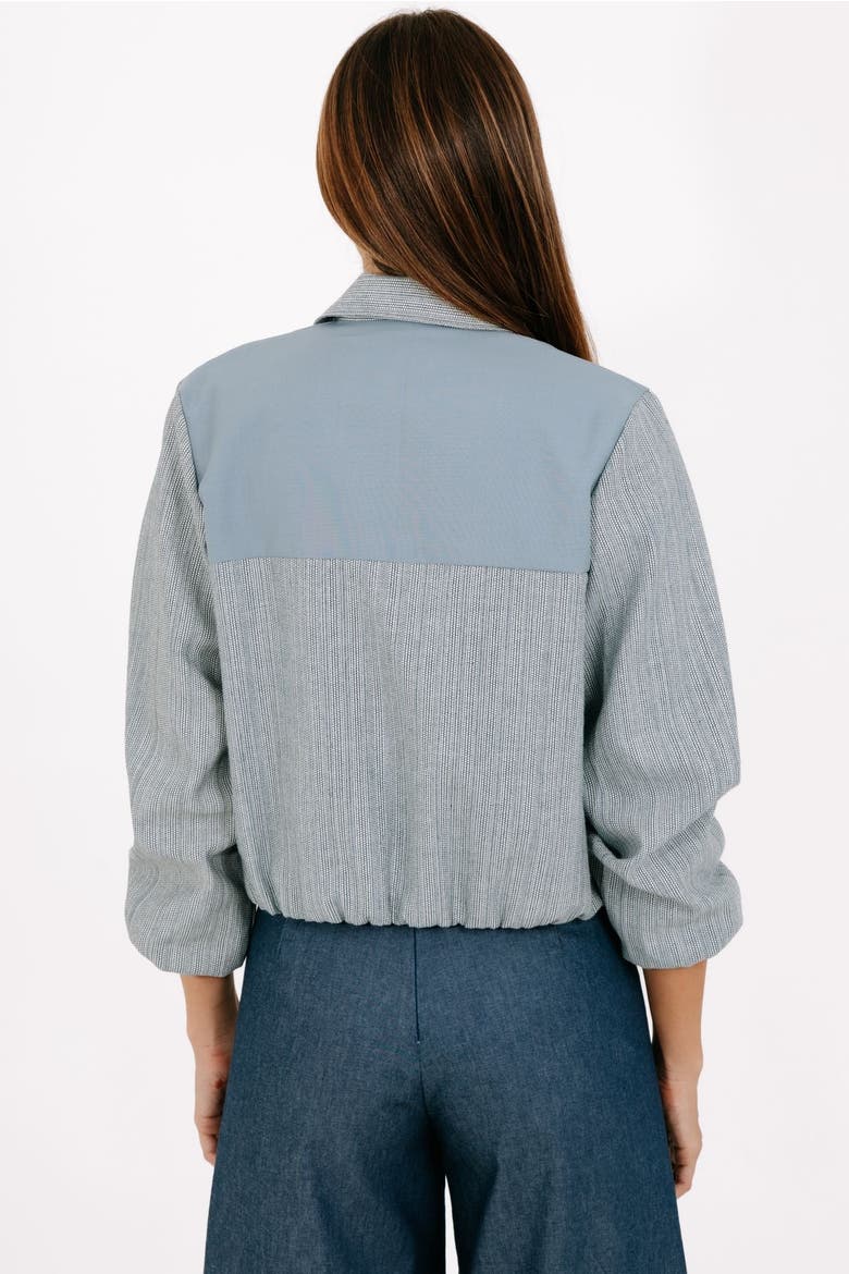 Stillwater Bomber Jacket, Alternate, color, Denim