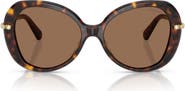 Swarovski 55mm Butterfly Sunglasses