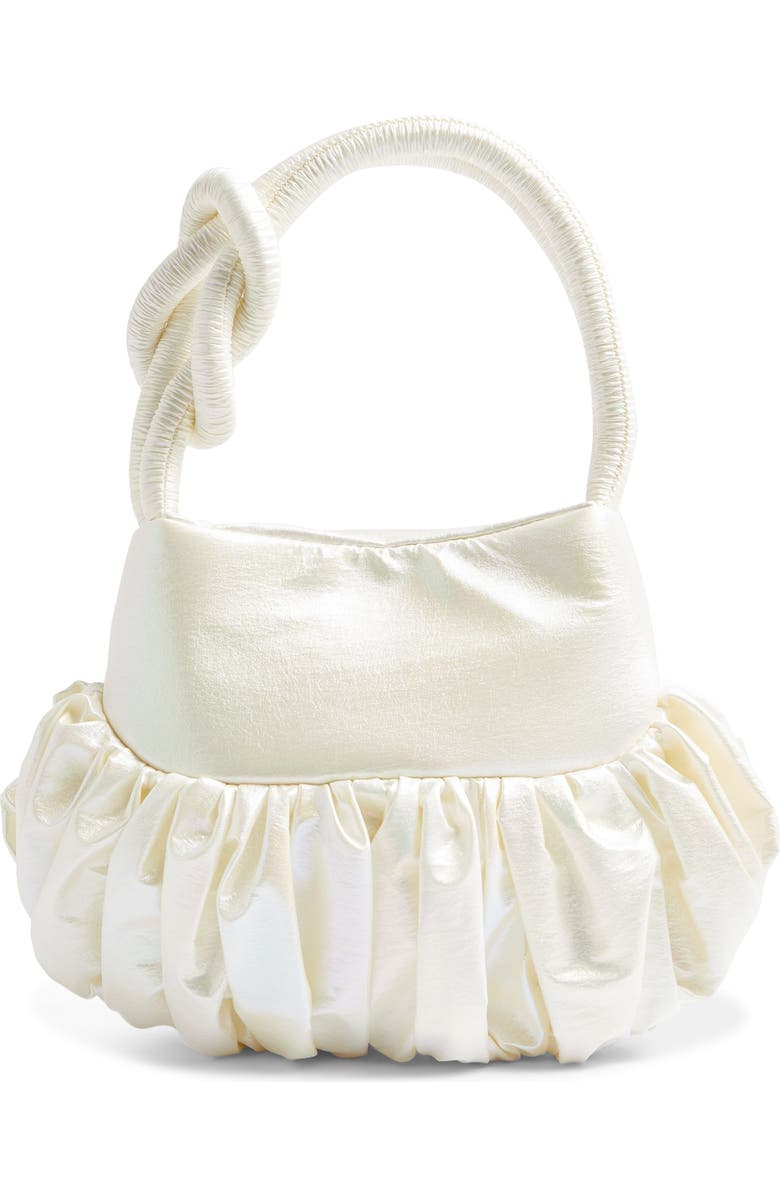 Topshop Metallic Knot Bag, Main, color,